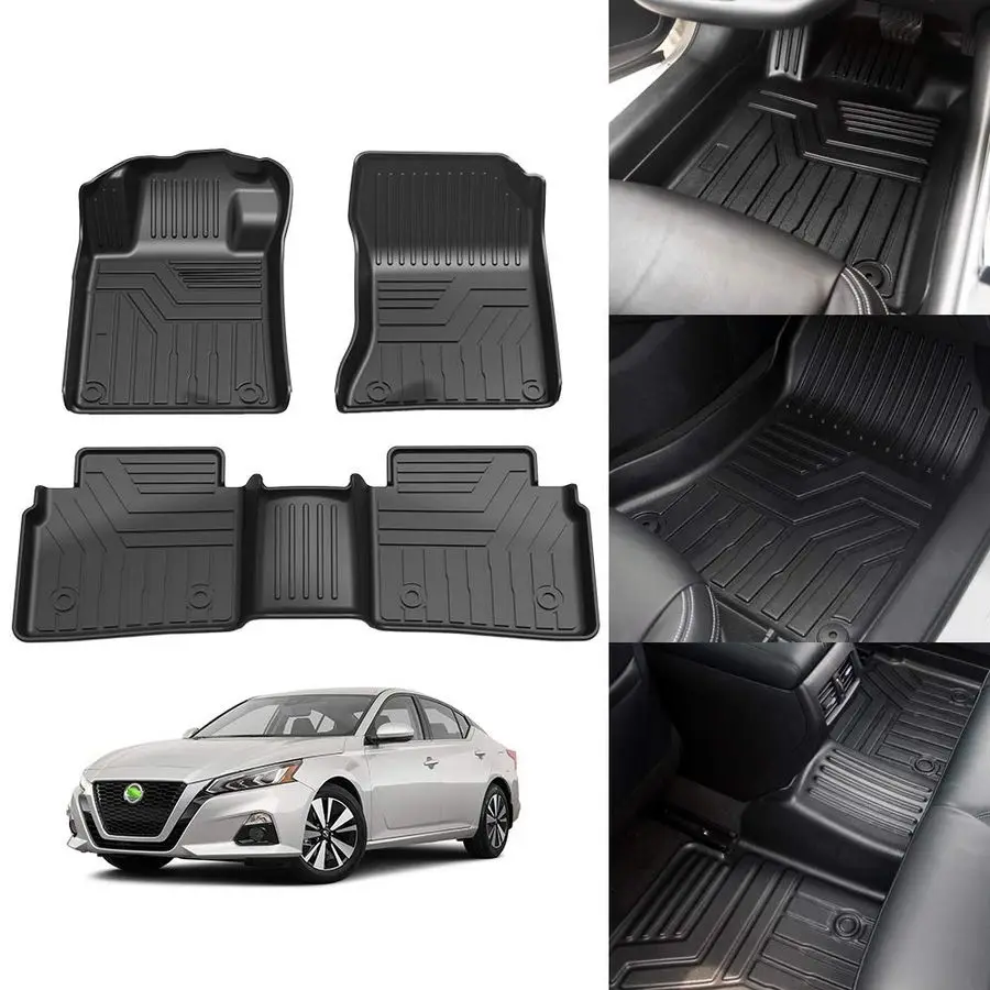 

Custom Fit Floor Mats for 20192025 2026 Nissan Altima Accessories All Weather Floor Mat Carpet Liners Front Rear 2 Row Seat Blac