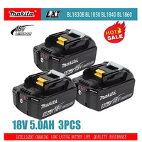 Original Makita battery 18V 6.0Ah/5.0Ah rechargeable battery, replacing Makita BL1830BL1840BL1850BL1860B, power tool battery