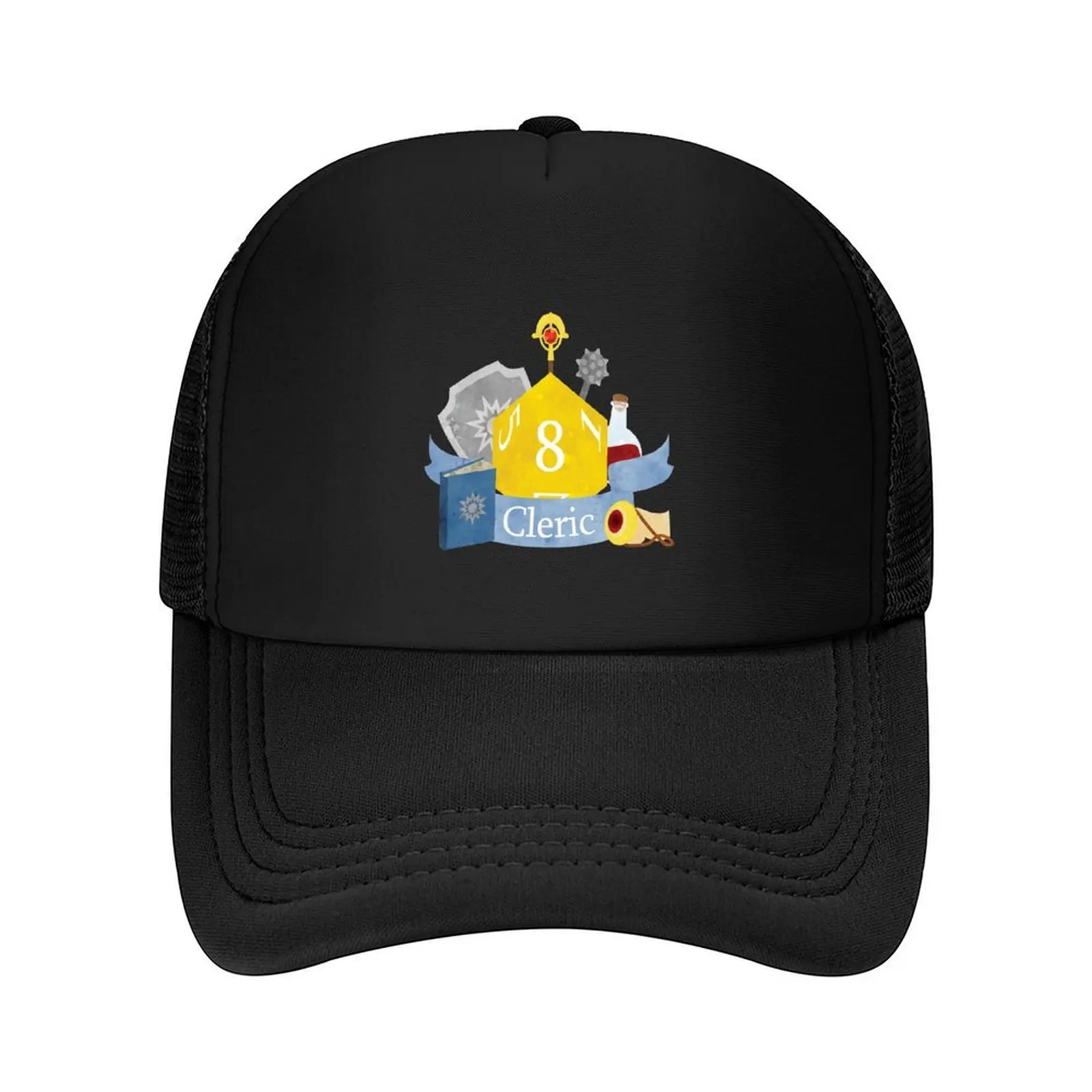 

Dnd class - Cleric Baseball Cap Horse Hat custom caps Funny hats Boy Women's