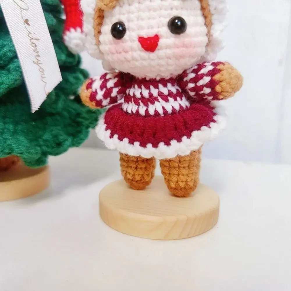 

Felt Craft Wooden Crochet Doll Base Round Display Support Display Rack Show Holder Stand Display Base Doll Display