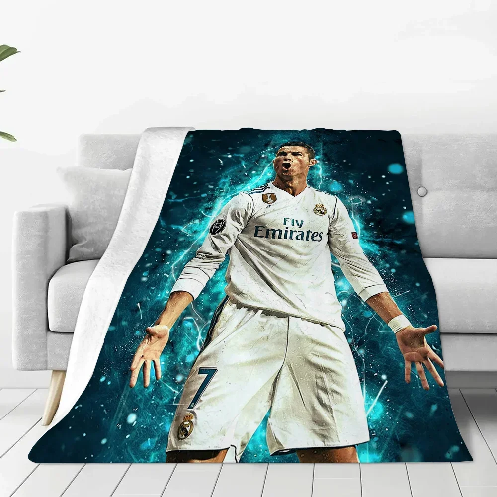 Ronaldo soffici coperte morbide e copriletto sul letto Plaid indossando coperta King Size Lion Kennedy Bears copridivano Txt