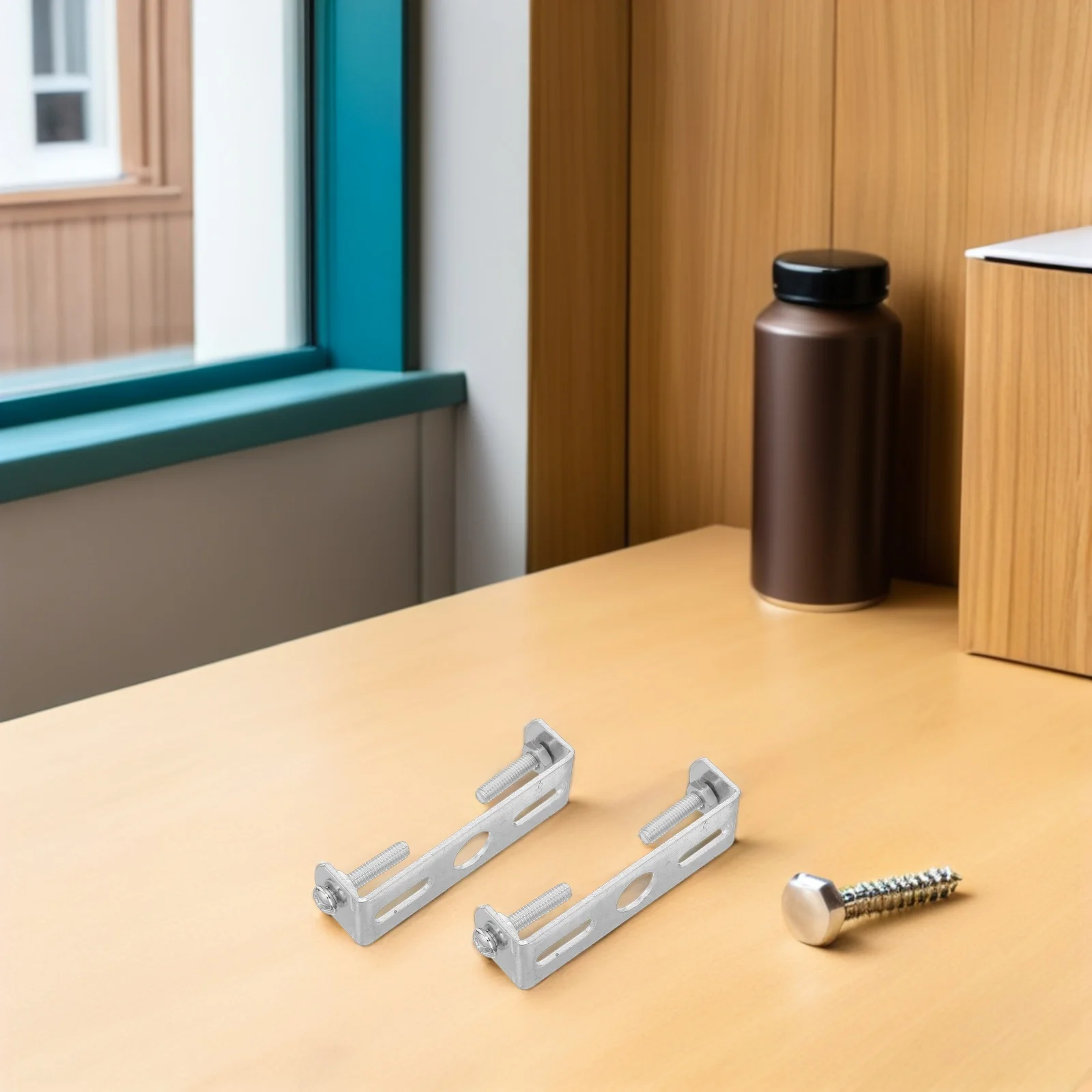 

8Sets Iron Ceiling Light Bracket Mounting Plates Stable Support Crossbar Kit for Bedroom Dining Living Room Ceiling Light