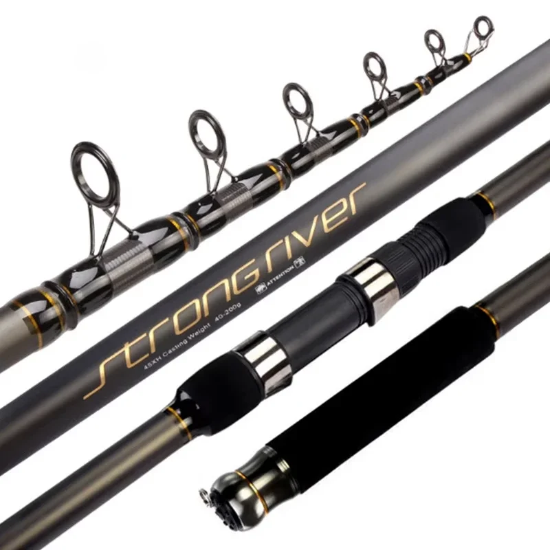 

New 2.1-5.4m telescopic combo blank carbon fiber spinning tools fly fishing rods