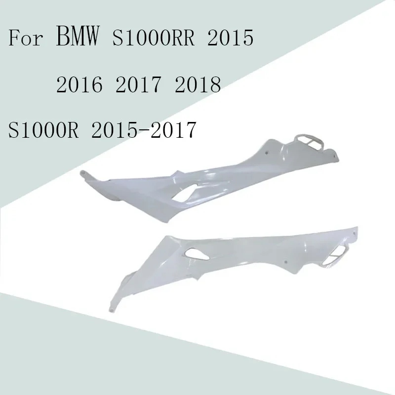 For BMW S1000RR 2015-2018 S1000R 2015-2017 Motorcycle Unpainted Fuel tank left and right side covers ABS injection fairing