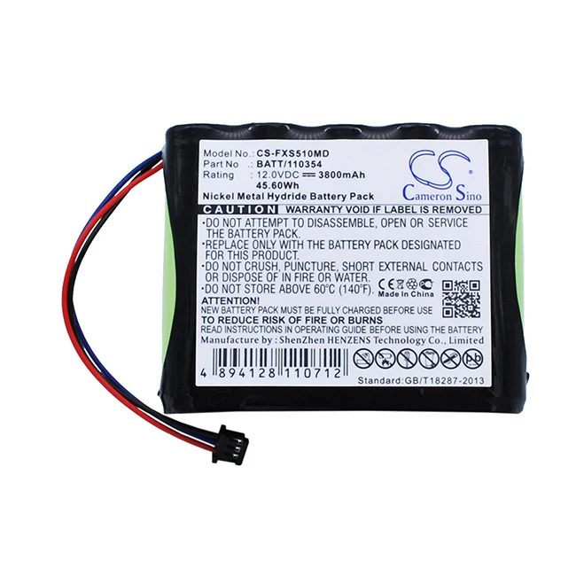 Cameron Sino 3800mAh Battery For Fukuda 10TH-2400A-WC1-1  BATT/110354 Monitor DS5100