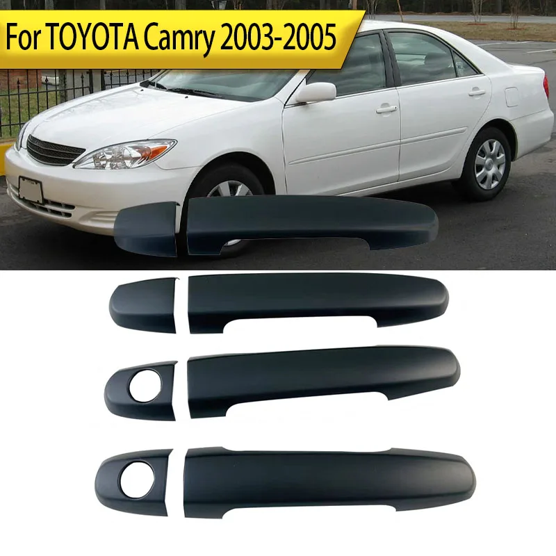 

Для TOYOTA Camry 2003-2005 4-дверная ручка, декоративная накладка, стиль, черный