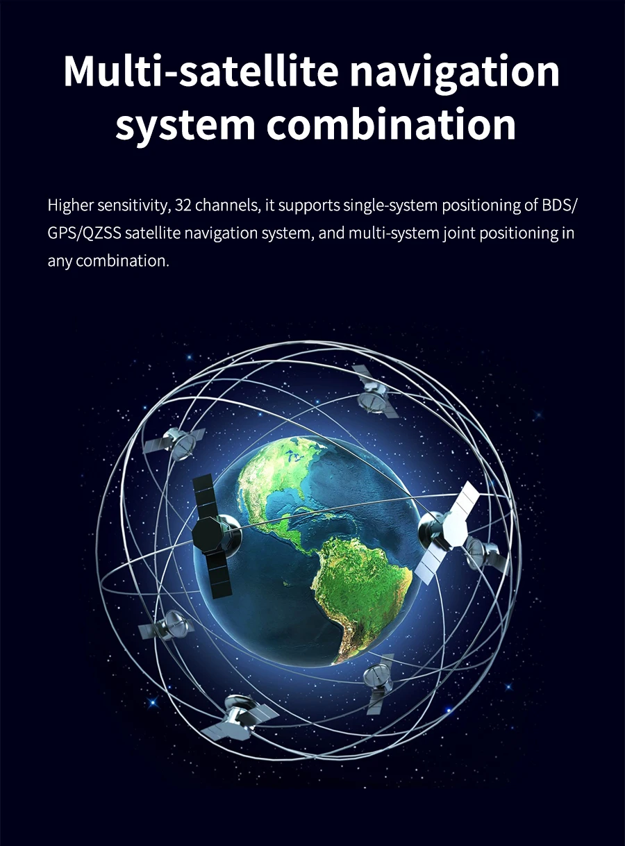 Yahboom GPS-Modul-Empfänger mit Antenne, hohe Empfindlichkeit, Navigation, Satellitenpositionierung für Drohnen, ROS-Roboter, Elektronik-Kit – Detail 7