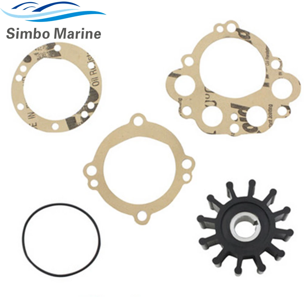 Inboard Marine Flexible Water Pump Impeller Kit For SHERWOOD 10077K Onan 132-0375 CEF 500166 JMP 7110-01
