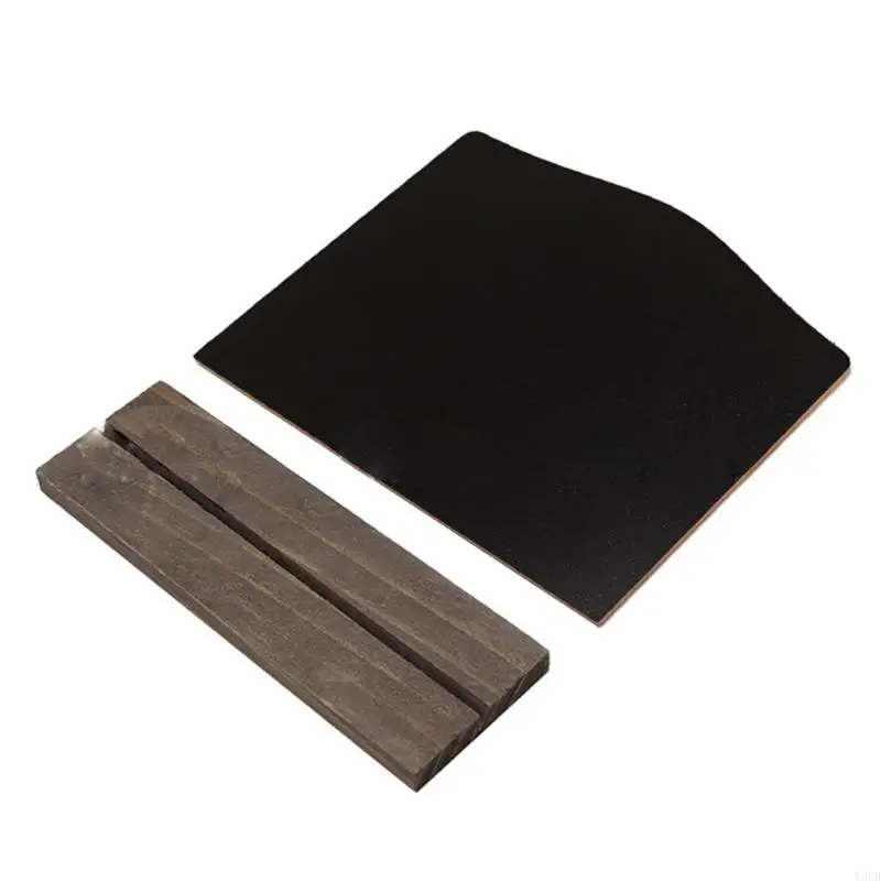 Y5LB 8Pcs Double Sided Blackboard Signs Small Tabletop Chalkboard Signs with Stand Buffet Label Signs for Wedding