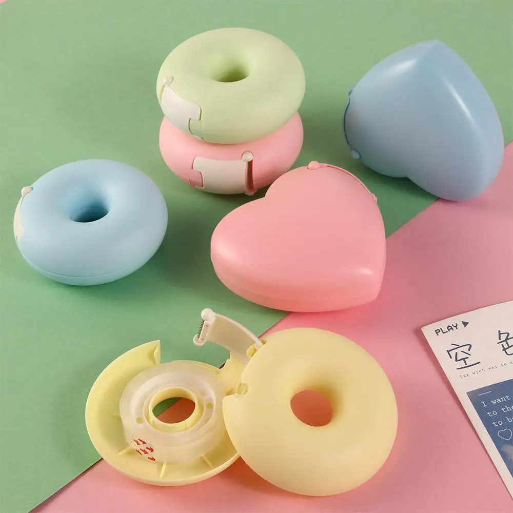 

Plastic Eyelash Extension Tapes Cutter Multi-functional Donut Shaped Tape Dispenser Stationery Student School Office Supplies