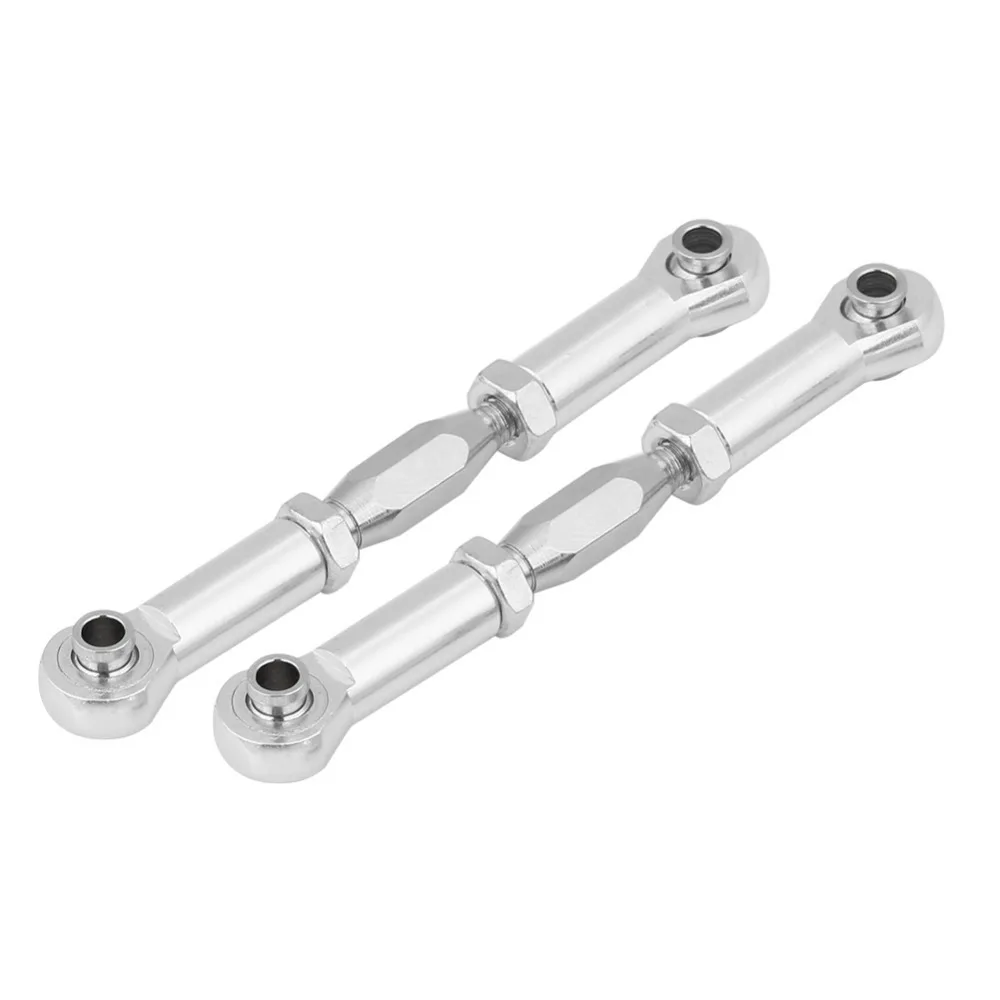 RC 2Pcs 106017 166017(06016 08042) Aluminum Steering Linkage For HSP 1/10 94108 94107 94111 94166 94188 Buggy Truck Upgrade Part