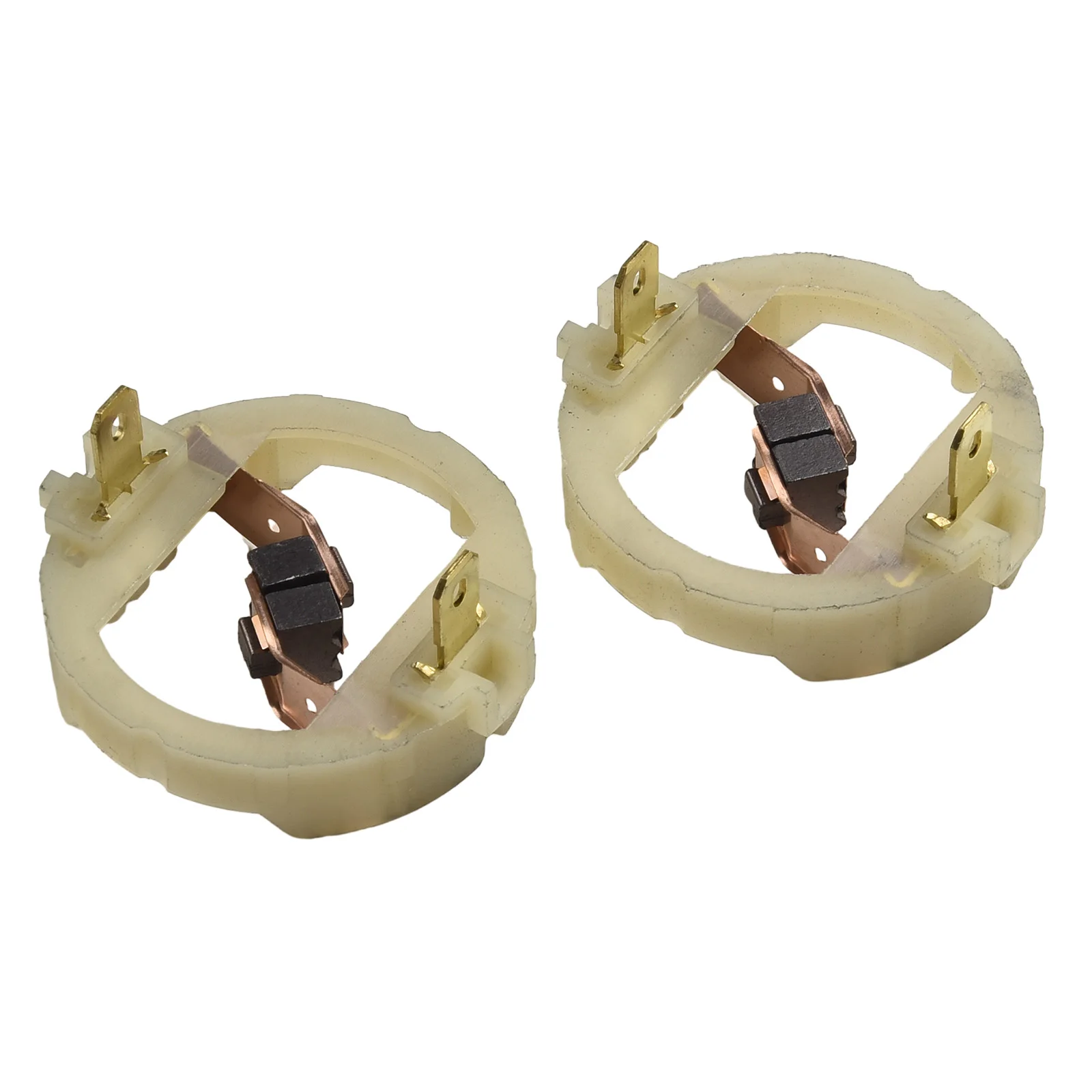 

223222222 2Pcs Motor Rotor Carbon Brush Holder End Cap Cover Repair Part Replacement For Cordless Driver Drill Accessories