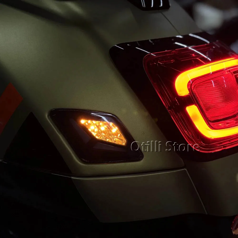 GTS 300 2023 2024 2025 New Motorcycle LED Front Rear Turn Signal Indicator Daytime Running Light Kit For Vespa GTS300 GTS 300
