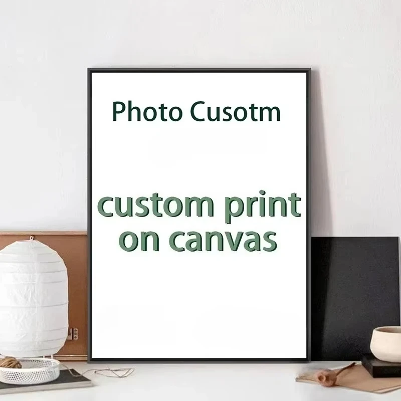 مخصص قماش اللوحة HD طباعة تخصيص صورتك شخصية الجدار ملصق فني صور لغرفة المعيشة ديكور المنزل #1