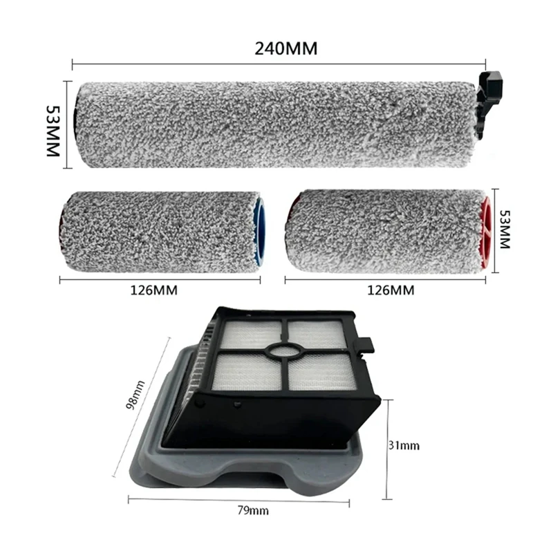 Xiaomi-Roborockコードレス掃除機,交換用アクセサリー,HEPAフィルター,ローラー,コードレス掃除機,お父さんu10