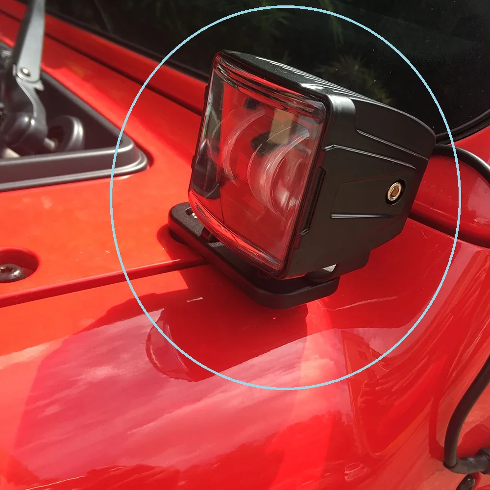 

A-Pillar Two LED Lights with Brackets for Jeep Wrangler JL 2018++ JL1110 LantSun