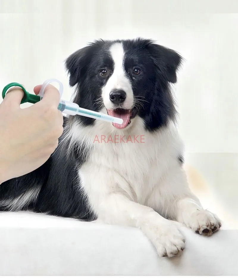 Dispensador de pastillas para perros y gatos pequeños, jeringa de punto suave para disparar pastillas para mascotas, alimentador de medicamentos para animales, accesorios de alimentación