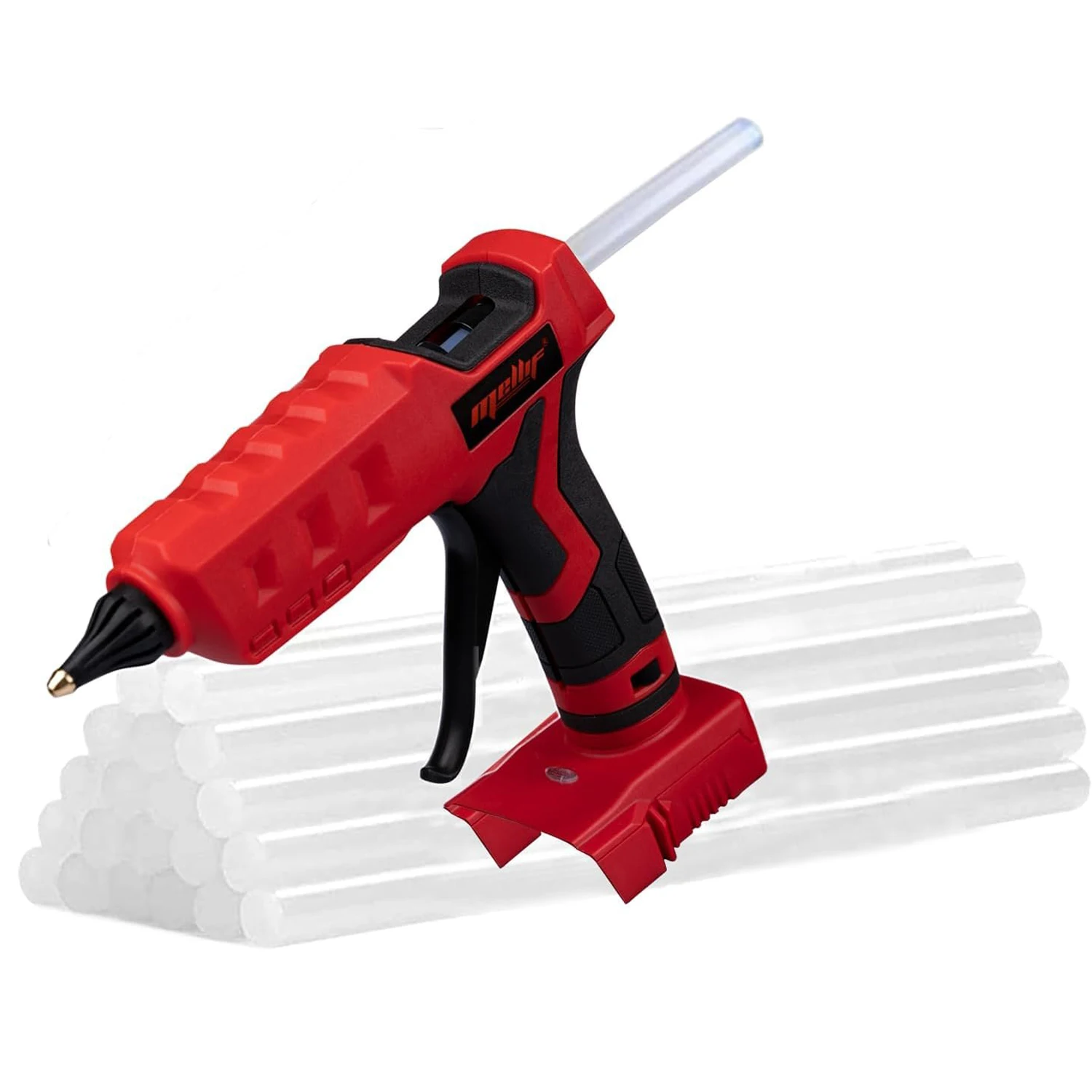 Cordless Hot Glue Gun Compatible with Milwaukee 18V Battery(Tool Only)with 20PCS Glue Sticks for Arts Crafts DIY Repair Tools