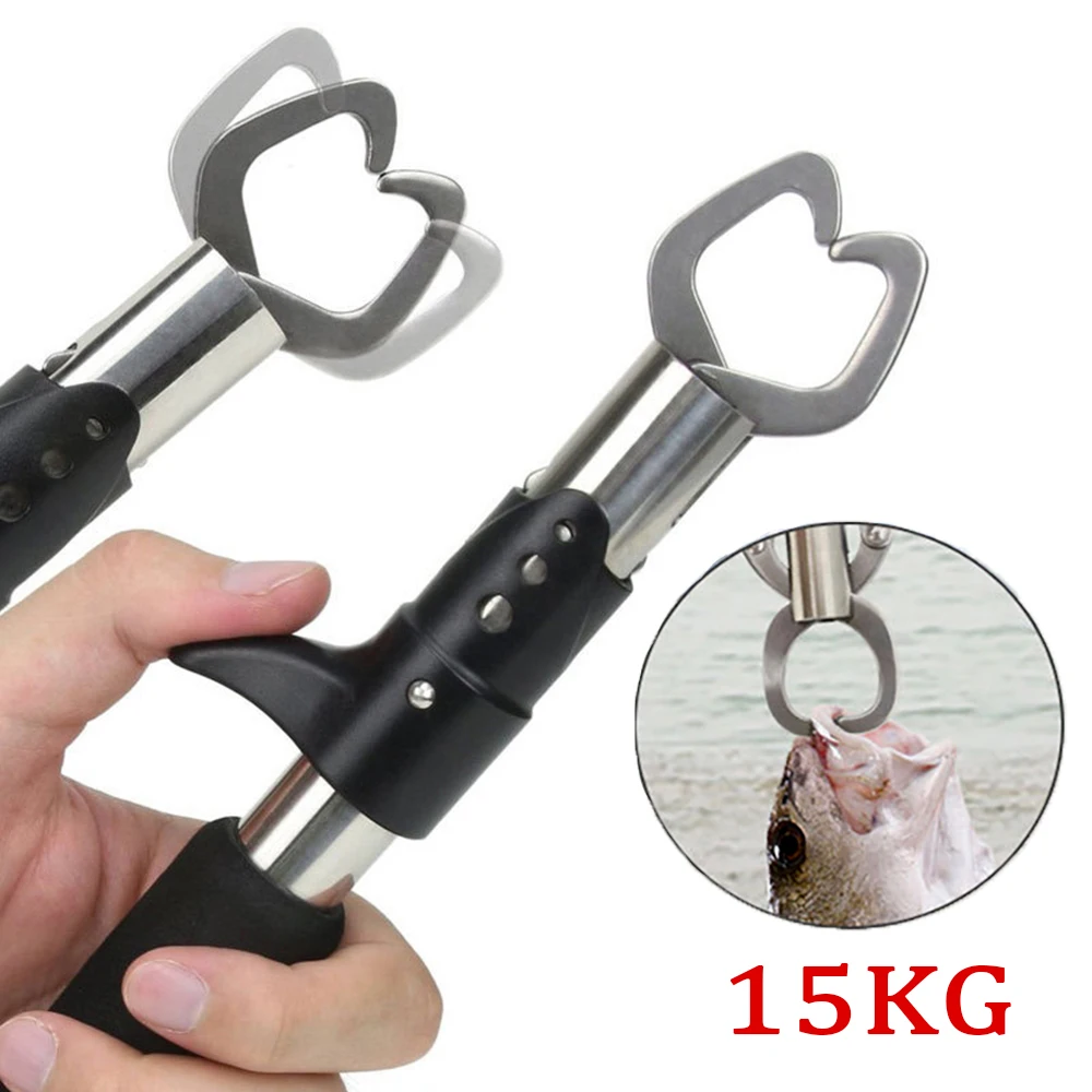 Rust Proof Professional Fish Controller Grip Lip Grabber Tool 100PCS/Box Fishing Hooks Stainless Steel Sea Fishing Equipment