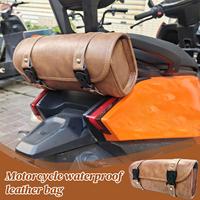 Saddle Bags Motorcycles Motorcycle Storage Bag Saddle Pouch Tool Storage Waterproof Leather Organizer For Electric Scooter Bike