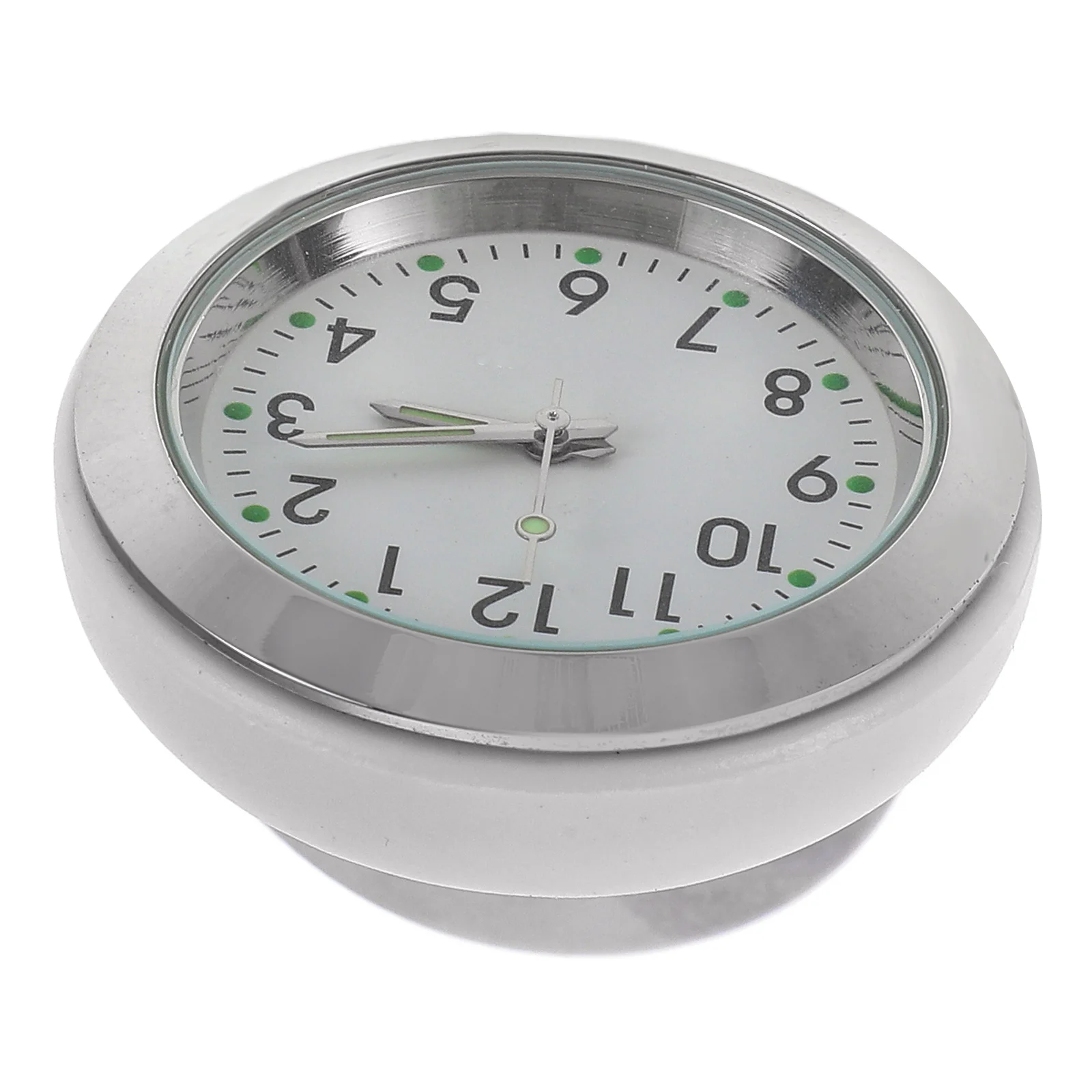 

Automotive Electronic Clock Car Accessory Dashboard Decor Stainless Steel Watch Alarm Digital Screen Precise Timekeeping Safe
