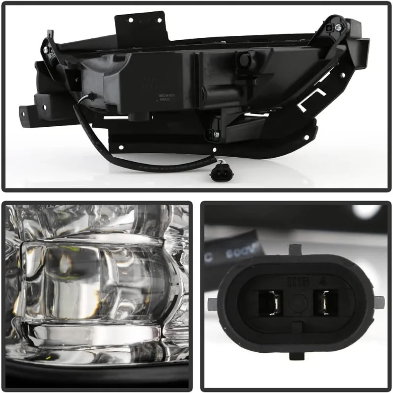 ACANII - ل 2015 2016 2017 200 OE نمط LED الوفير أضواء الضباب مصابيح القيادة ث/مجموعة التبديل زوج مجموعة اليسار + اليمين