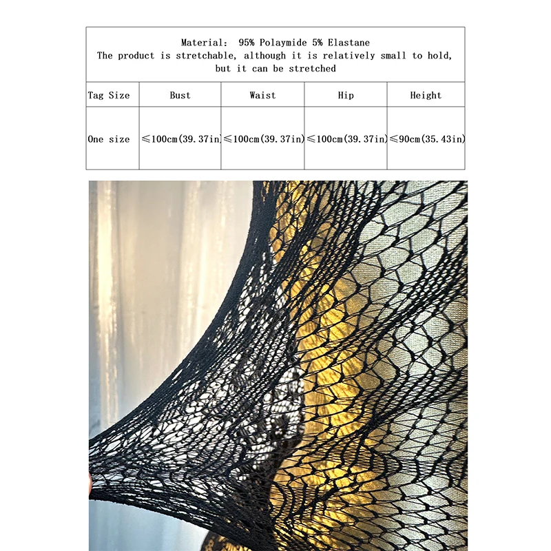 Seksowna sukienka z siateczki z wycięciami, bez bikini, na letnie wakacje DS029