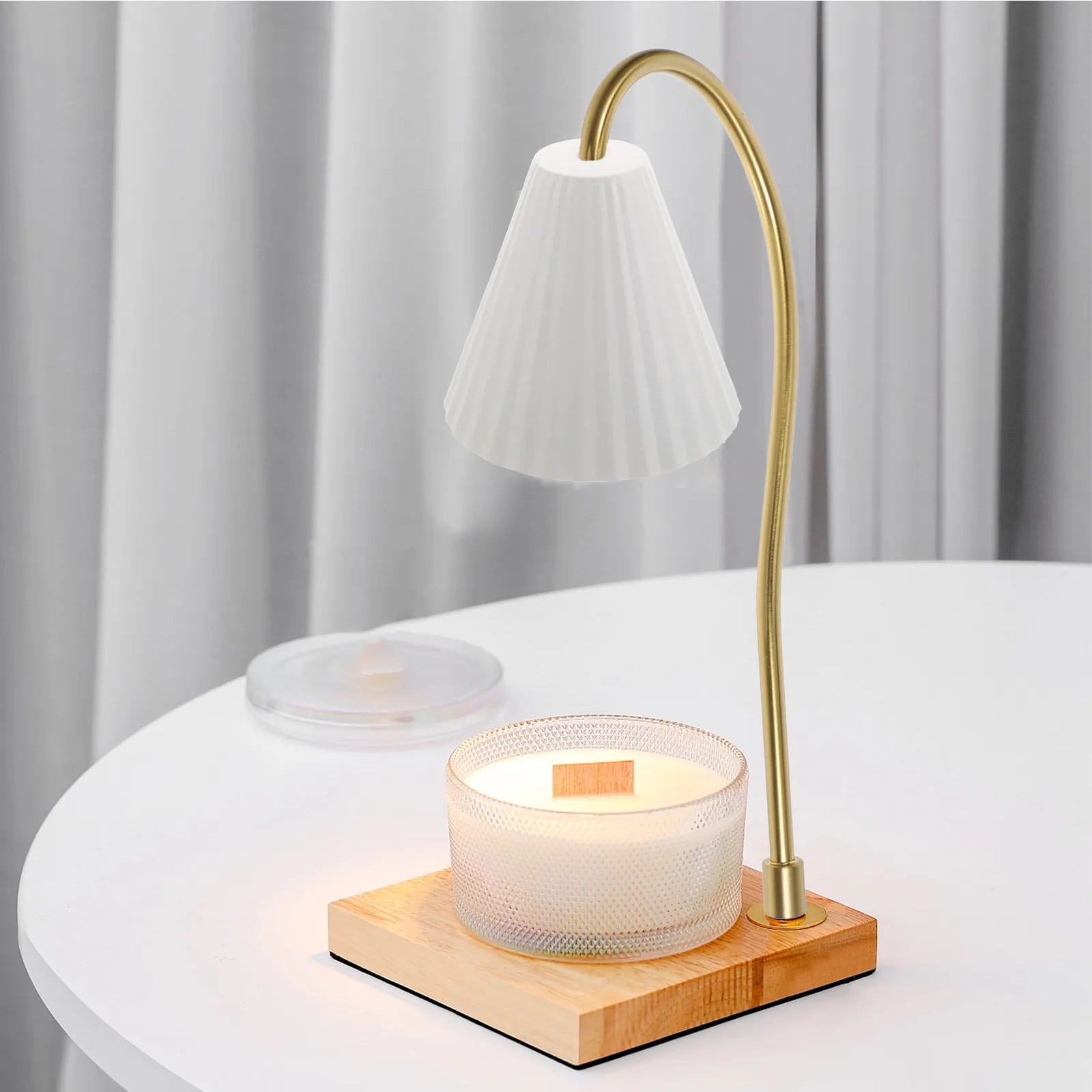 Metal Warmer Lamp Shade Iron Bell Lampshade Wax Burner Aroma Lamp Cover Essential Oils Bedroom 10Mm Hole