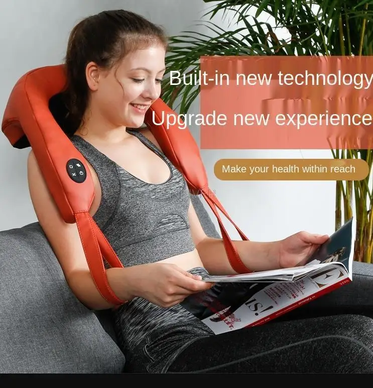 

Multifunctional massage shawl kneading knock massage shawl of cervical massage through the waist