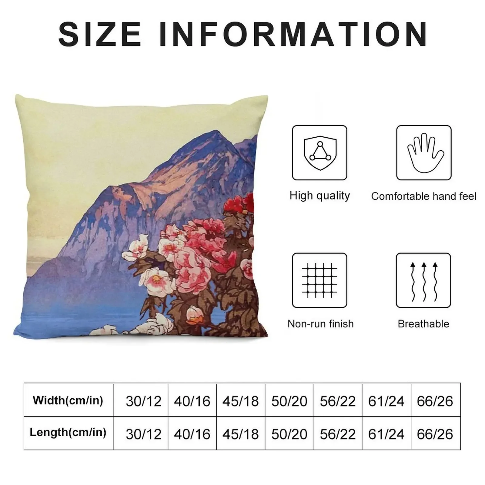 Kanata Scents - Nature Landscape Throw Pillow Cushions Bed pillowcases pillow