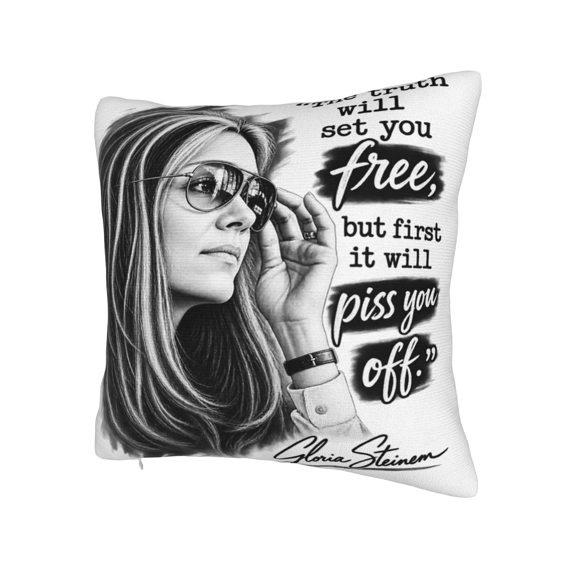 Decorative Pillowcases RIP Gloria Steinem  Accessories Bed  Pillow Case Cover Square Multi Size