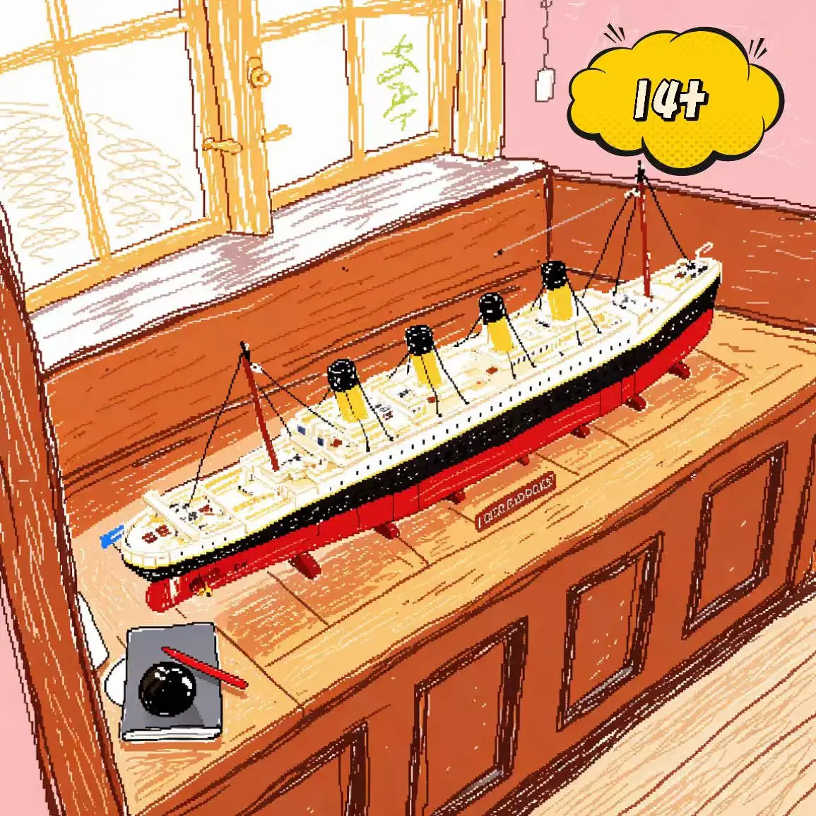 Popular Classic Luxury Cruise Ship Model Kit 2 Popular Classic Luxury Cruise Ship Model Kit