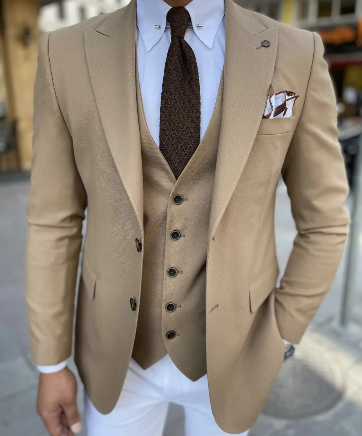 Trajes de boda negros para hombre, traje para novio, ropa de playa, chal, Laple, conjunto de abrigo, chaqueta con pantalones, 2 piezas