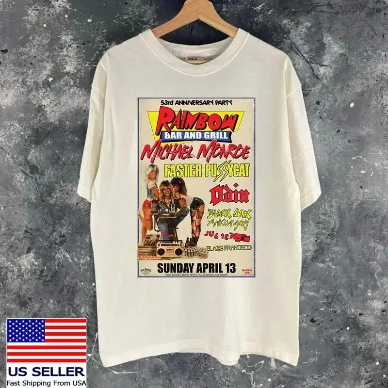 Faster Pussycat Rainbow Bar And Grill T Shirt Size S 5XL ET1309