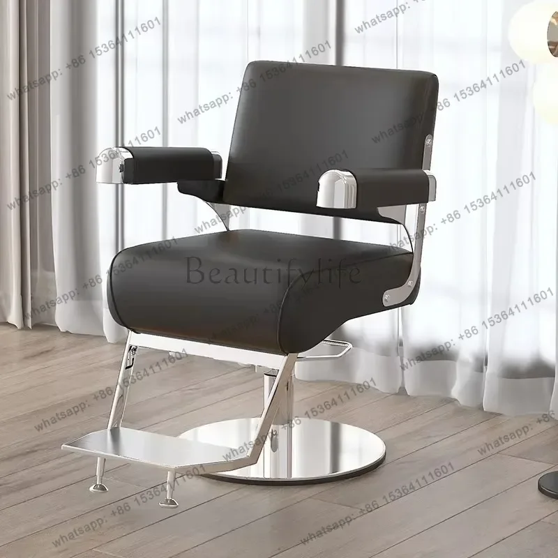 LSLSBeauty Comfortable Barber Chair Aesthetic Beauty Luxury Fashion Hairdresser Chair Ergonomic Beauty Kapperstoel Hair Furnitur 3
