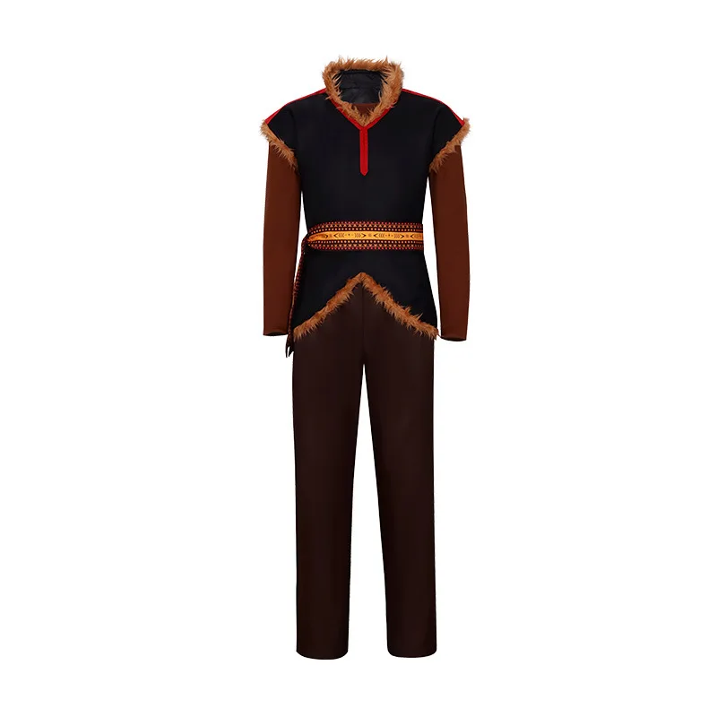 Snow Kristoff Cosplay Costume Anime Halloween Full Set Uniform Tops