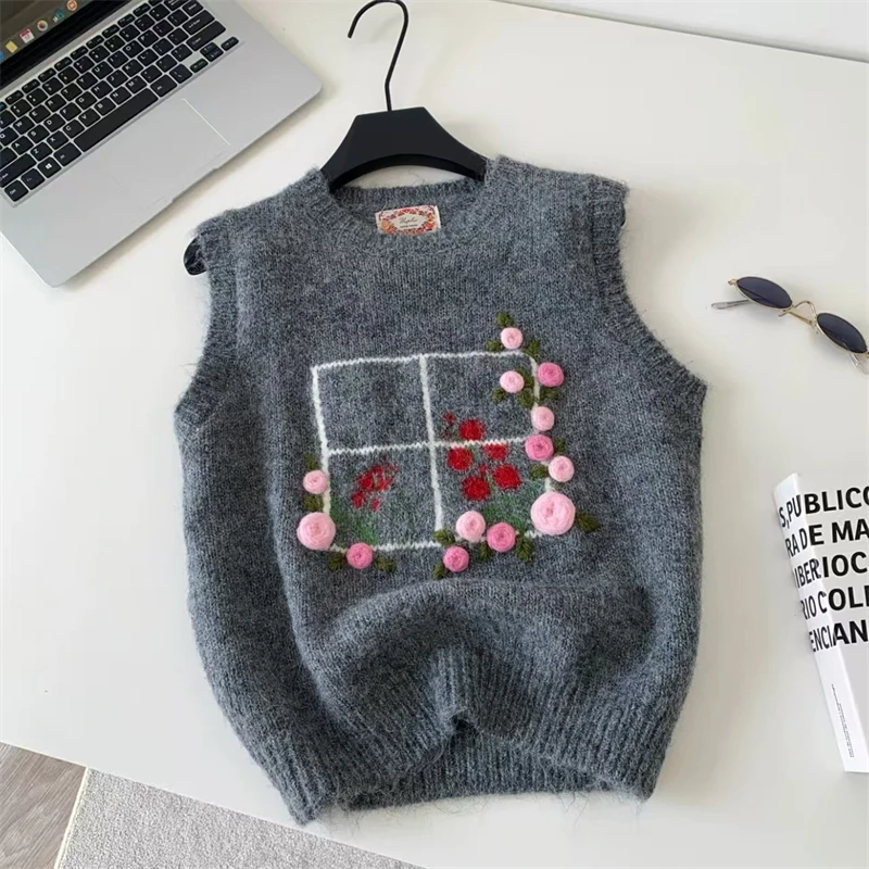 Women 3D Handmade Rose Floral  - Embroidery Rose ulasan dan harga