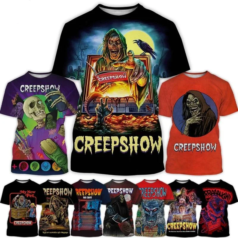 

Summer New Horror Movie T-shirt 3D Print T-shirt Personalized Hip-hop Men and Women Casual Fashion T-shirt Harajuku Top 100-6XL