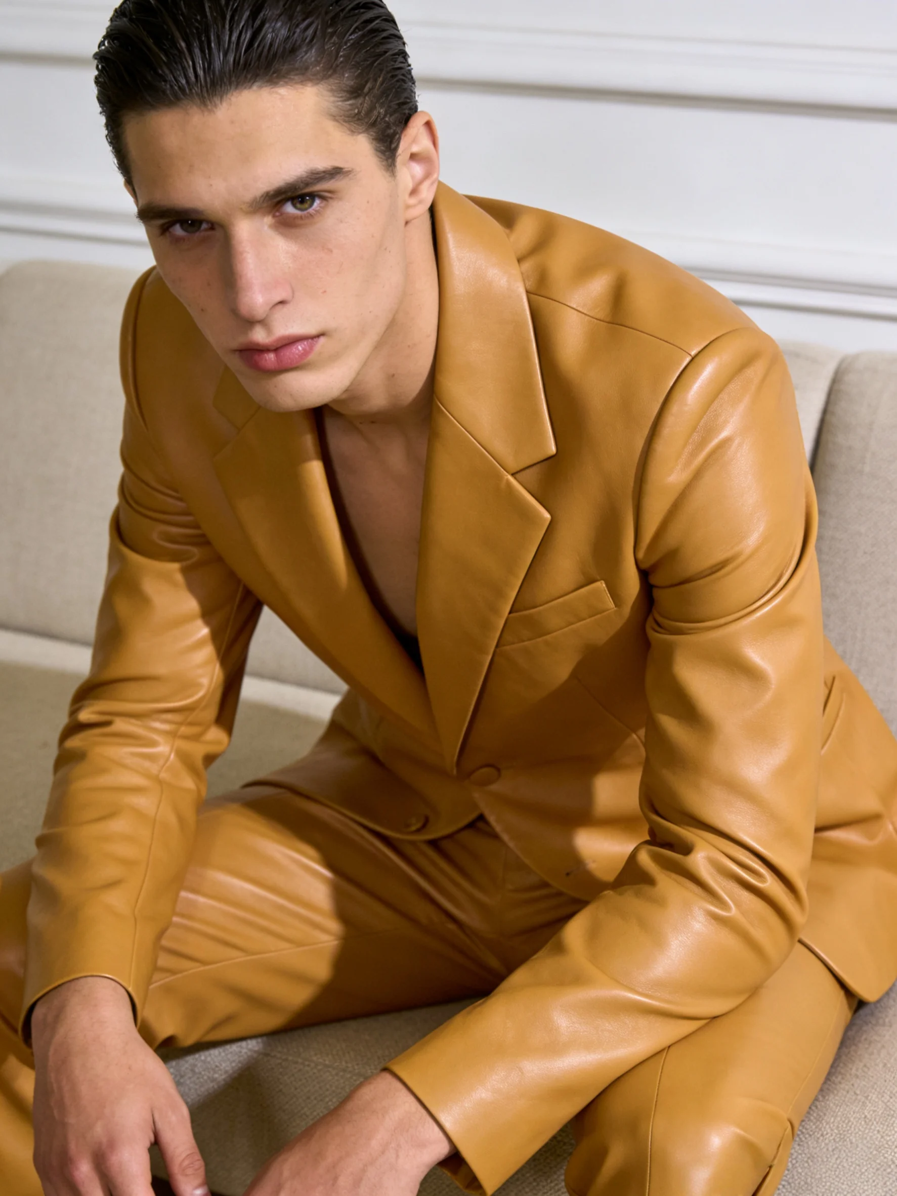 Conjunto de Terno Masculino de - Khaki Formal Wear Men avaliação e preço