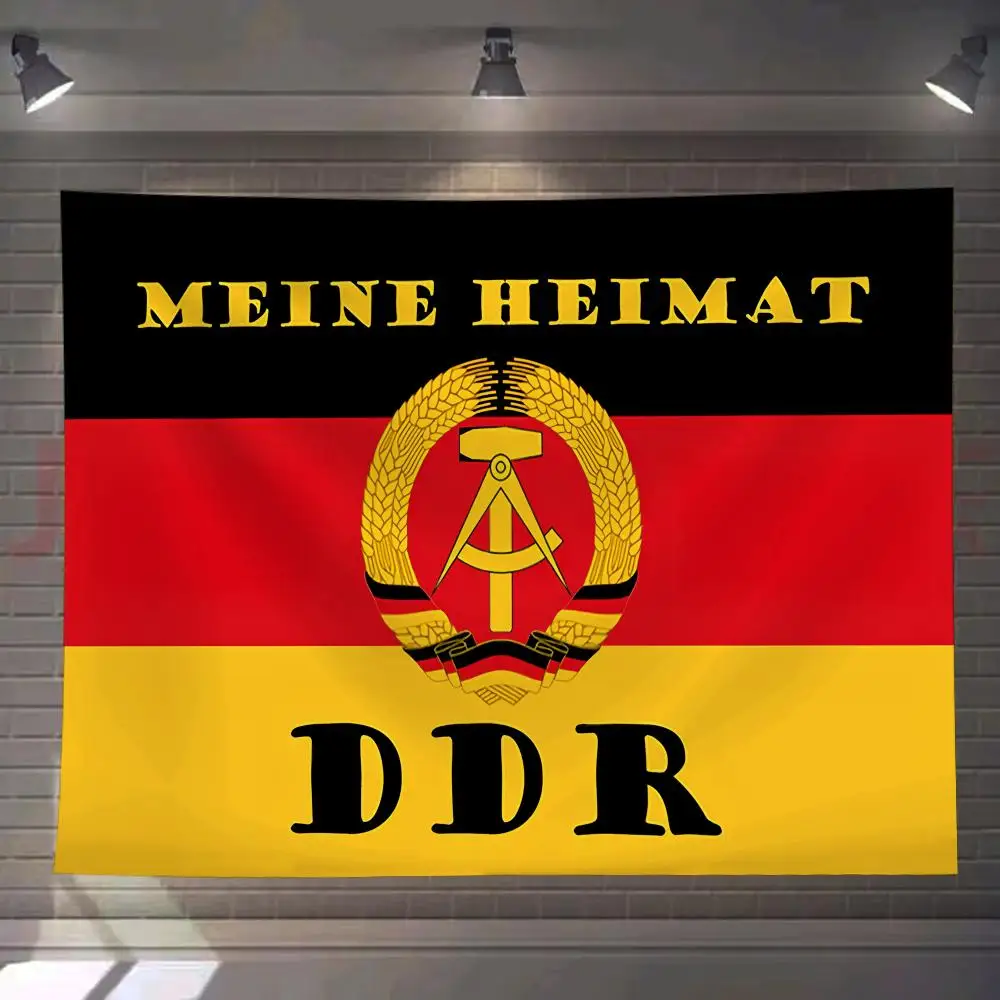 

Deutsche Demokratische Republik Tapestry Custom Living Bedroom Party Dormitory Interior Wall Bohemian Decoration Attached Clip