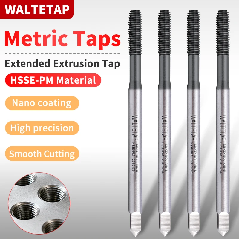

Метчик для рулонной формовки WALTETAP JIS Standard HSSE-PM с покрытием JP, M1-M12, X80L, X100L, для машинного нарезания резьбы