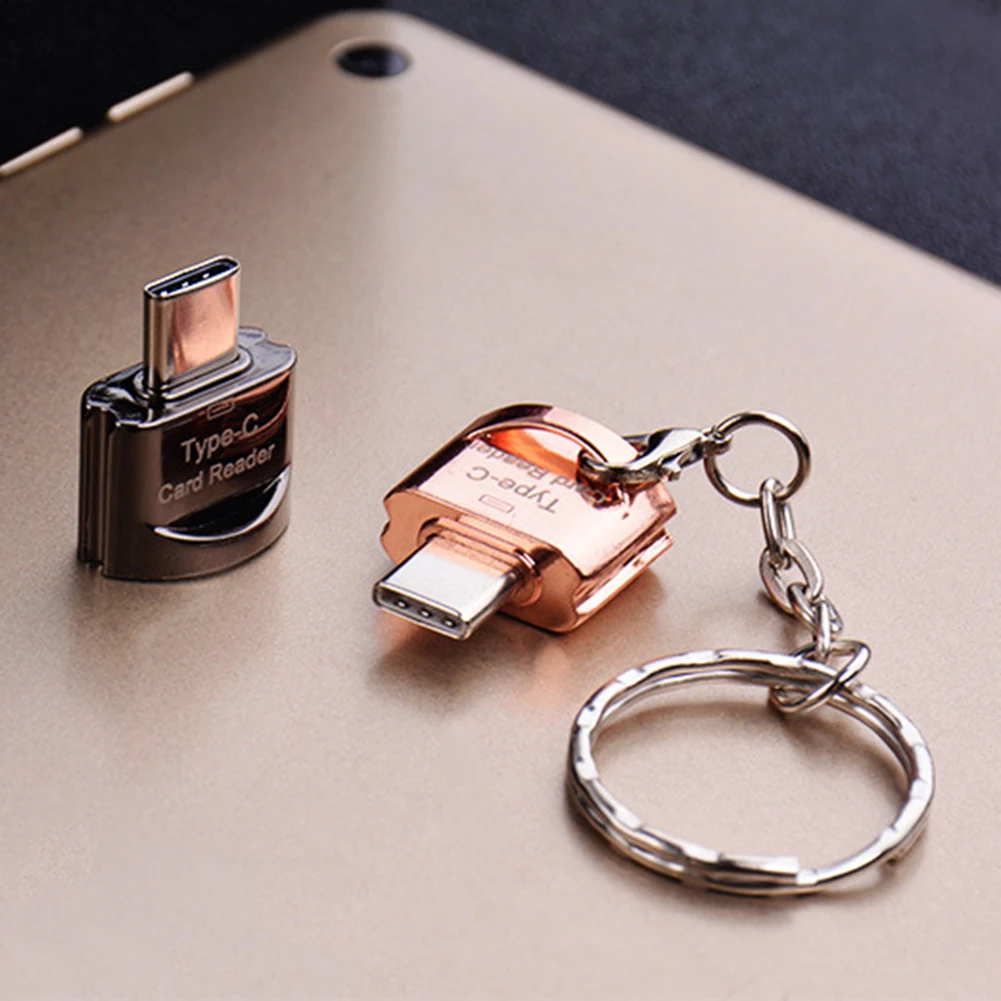 Type C Naar Micro-Sd Tf Adapter Usb 3.1 High Speed Memory Card Reader Micro Usb Naar Type C micro-Sd Otg Adapter Voor Xiaomi Samsung