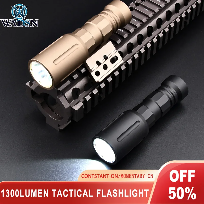 WADSN 1000Lumens Led Powerful Tactical Flashlight Scout Weapon Light PLH-V2 Airsoft For Picatinny Rail Hunitng Accessories