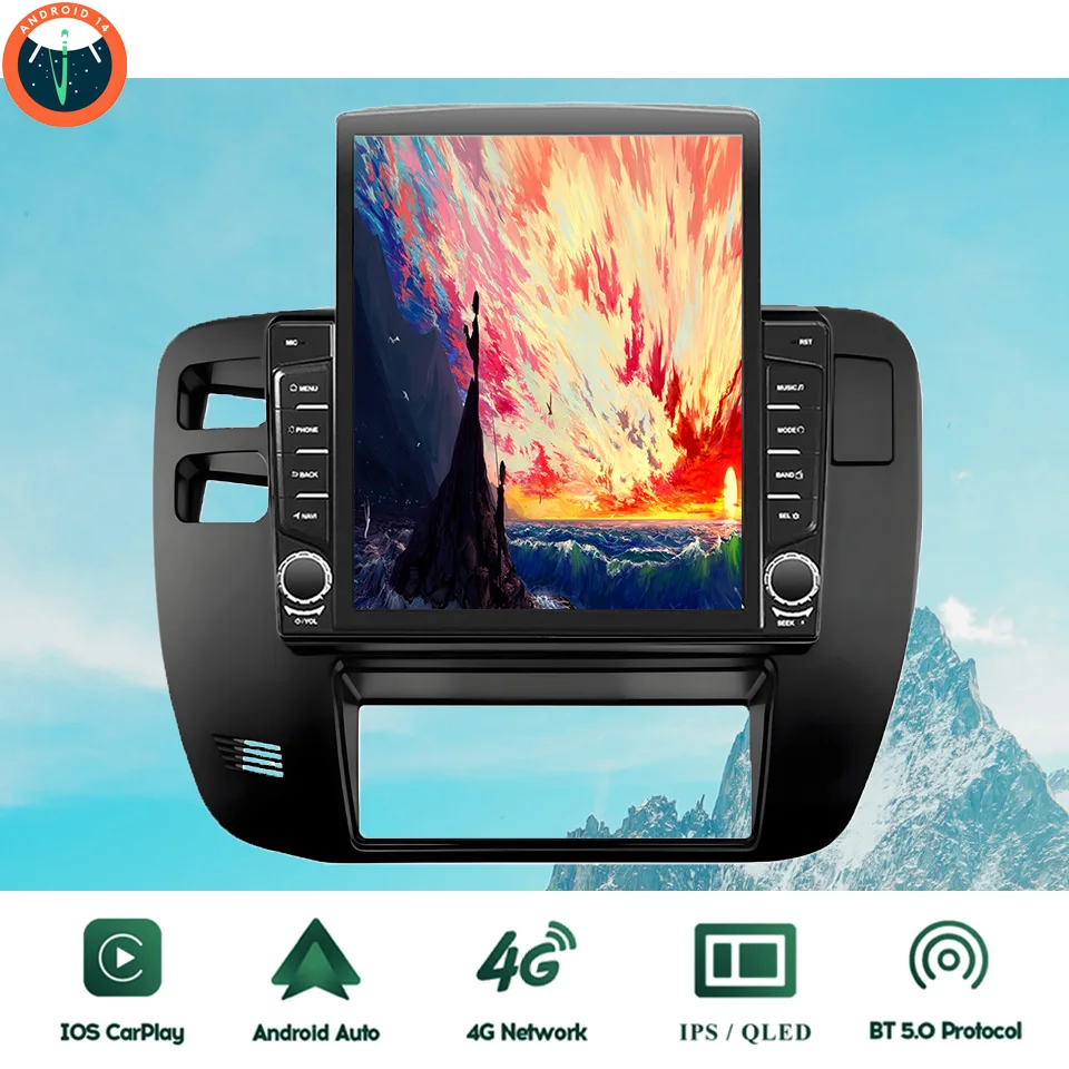 For Nissan Patrol 1997 - 2005 Carplay Android Auto Car Autoradio Stereo DVD HU Head Unit GPS Navigation Tape 4G Lte WiFI RDS