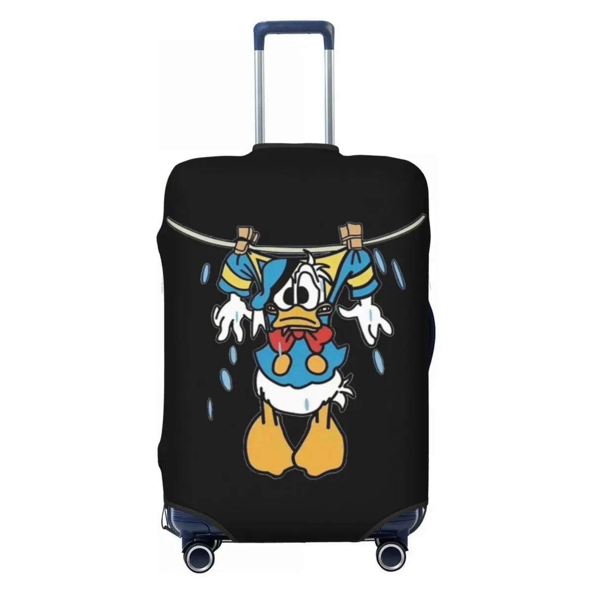 

Custom Donald Anime Duck Luggage Cover Funny Suitcase Protector Covers Suit For 18-32 inch