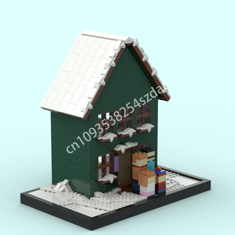 

958 шт. MOC Стэн's House South Park, строительные блоки, рождественская игрушка, подарок STEM, образовательная STEAM, обучение подростке, сборка