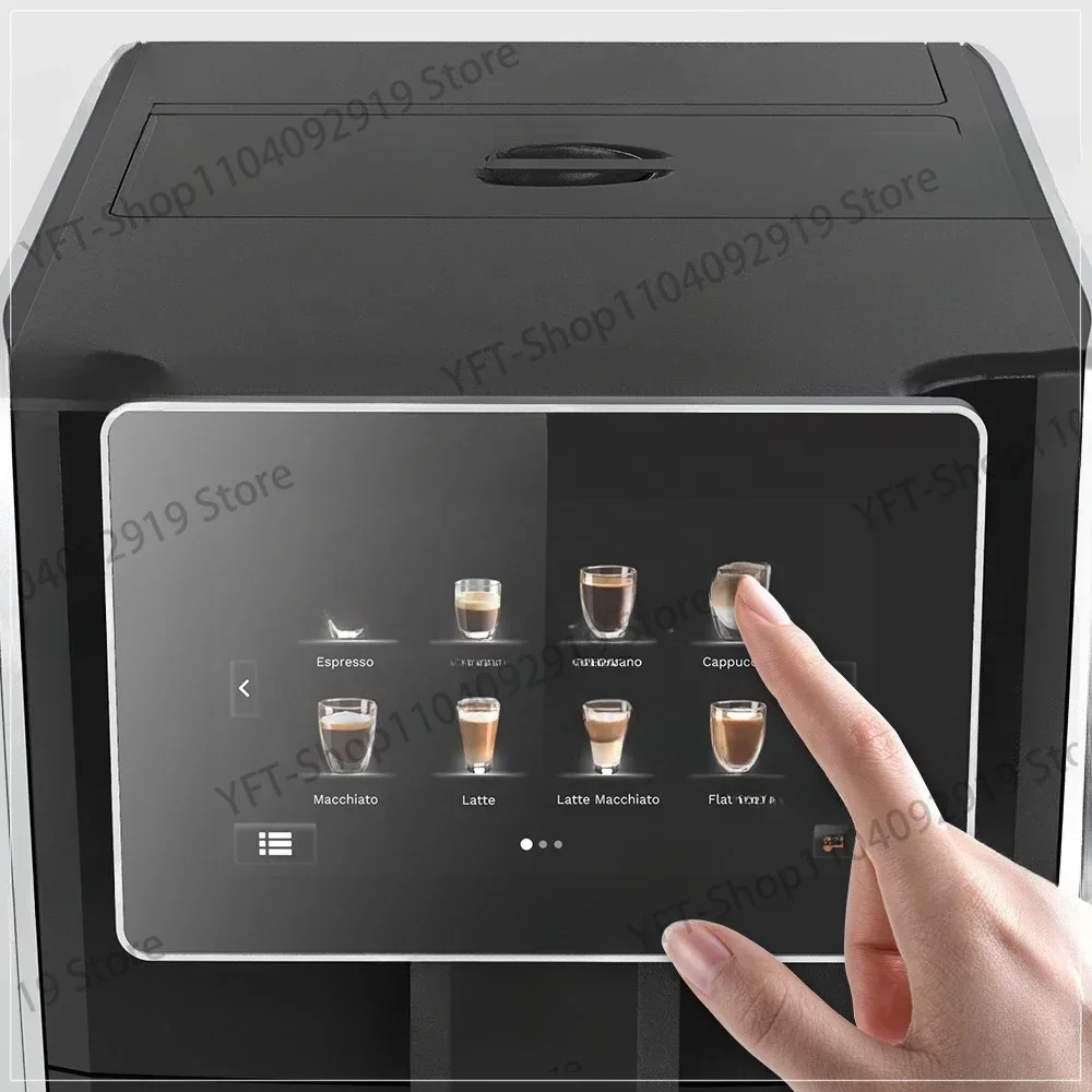 Máquina de café expreso con pantalla táctil, dispositivo para el hogar