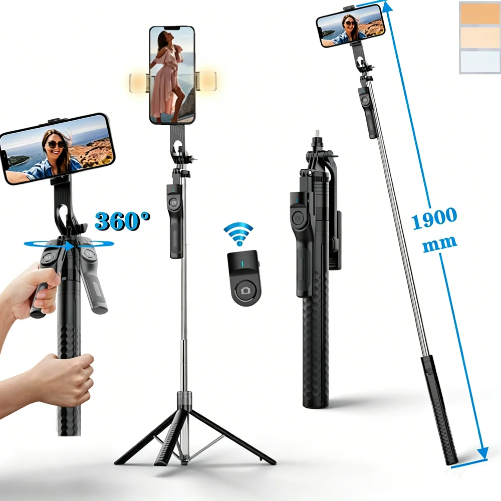FANGTUOSI 1900mm Kablosuz Self - Photography Lighting Description incelemesi ve fiyatı