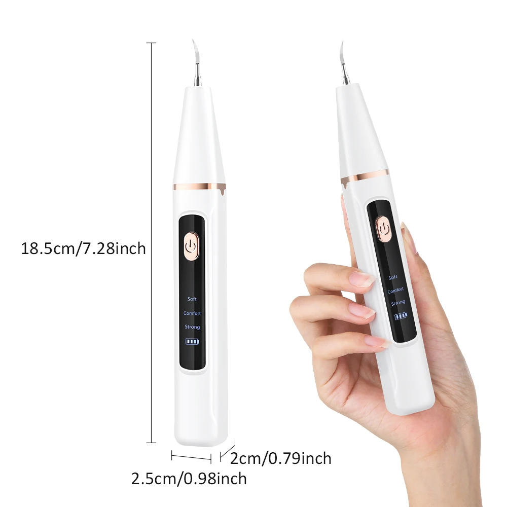 Limpiador de Sarro Dental Ultrasónico Eléctrico, Herramienta de Cuidado Bucal para Blanquear los Dientes, Eliminar Manchas y Placa