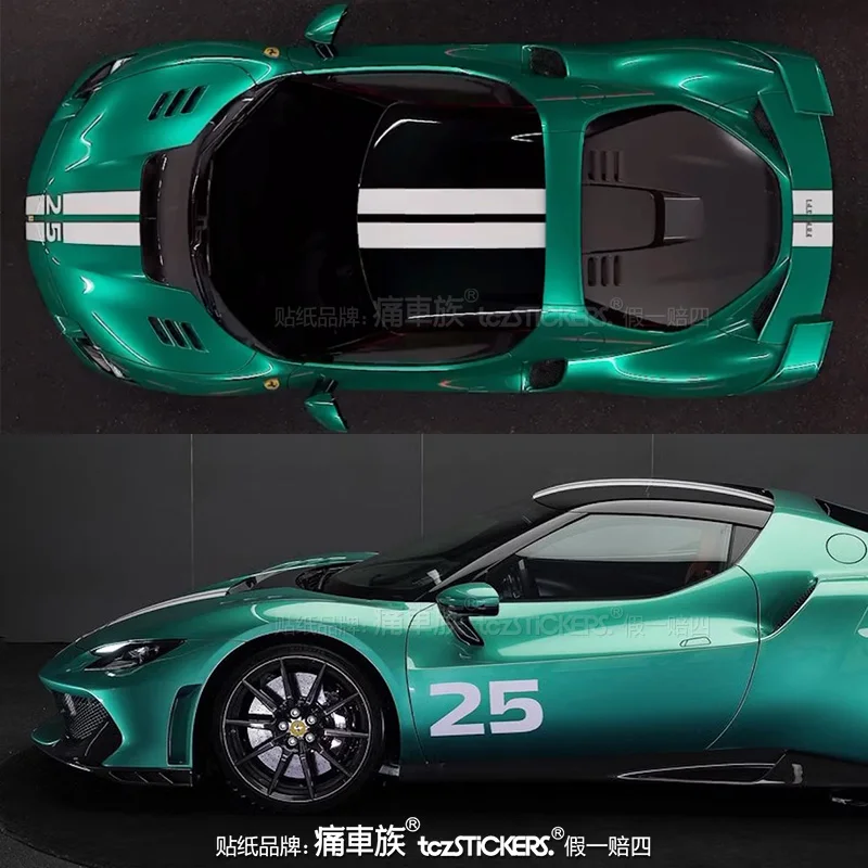 

Виниловая наклейка для автомобиля ДЛЯ Ferrari 296 Speciale, украшение для внешнего вида, персонализированная спортивная наклейка на заказ